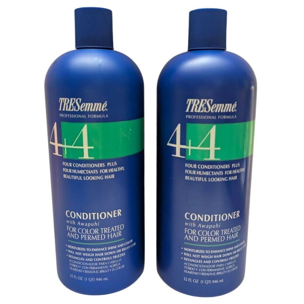 TRESemme 4+4 Conditioner Color Treated & Permed Hair 32 fl oz Lot of 2